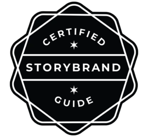 StoryBrand certified guide badge.