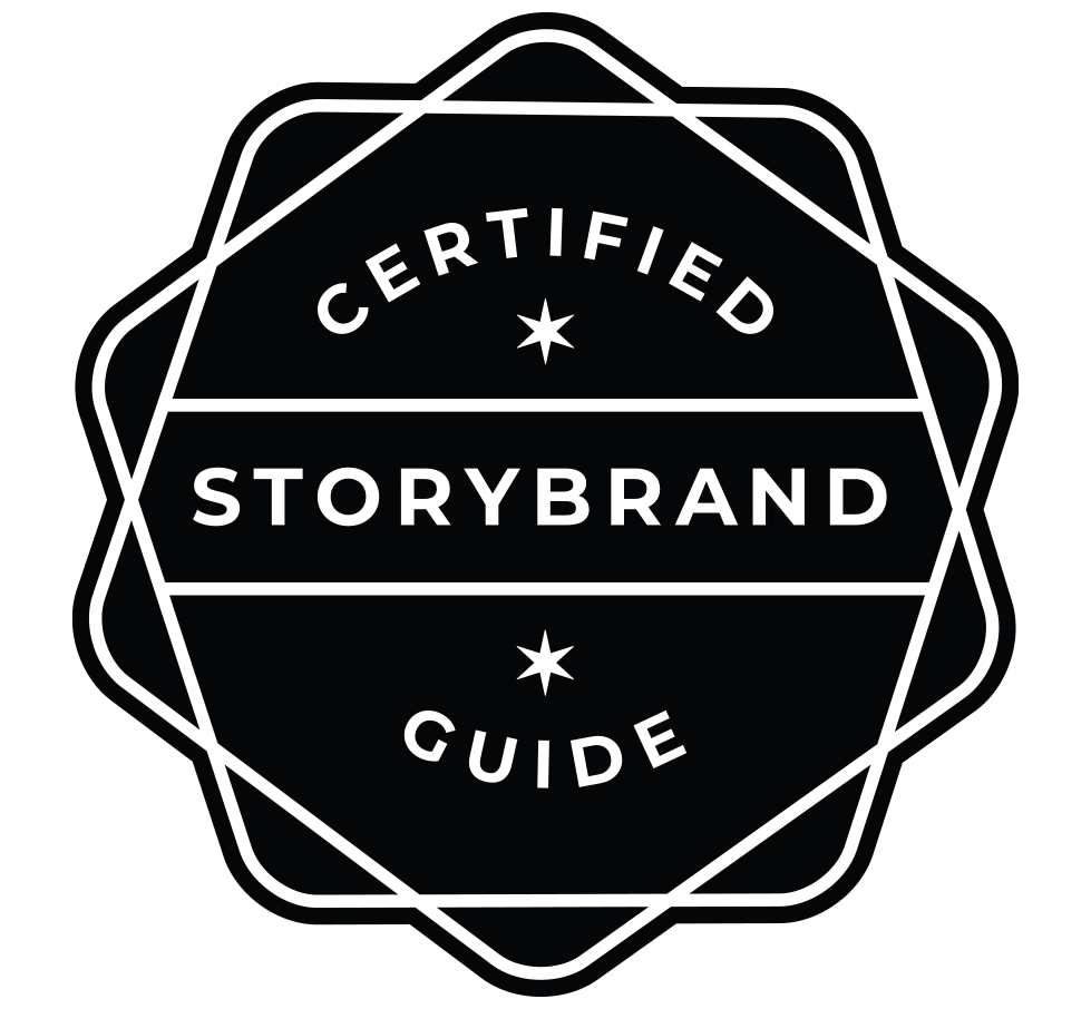 StoryBrand certified guide badge.