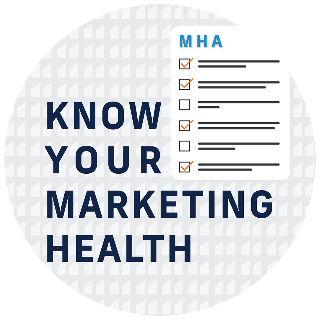 Marketing health assessment product icon.